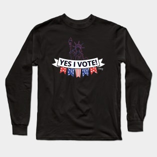 Say YES - Vote: The Real MVP Long Sleeve T-Shirt